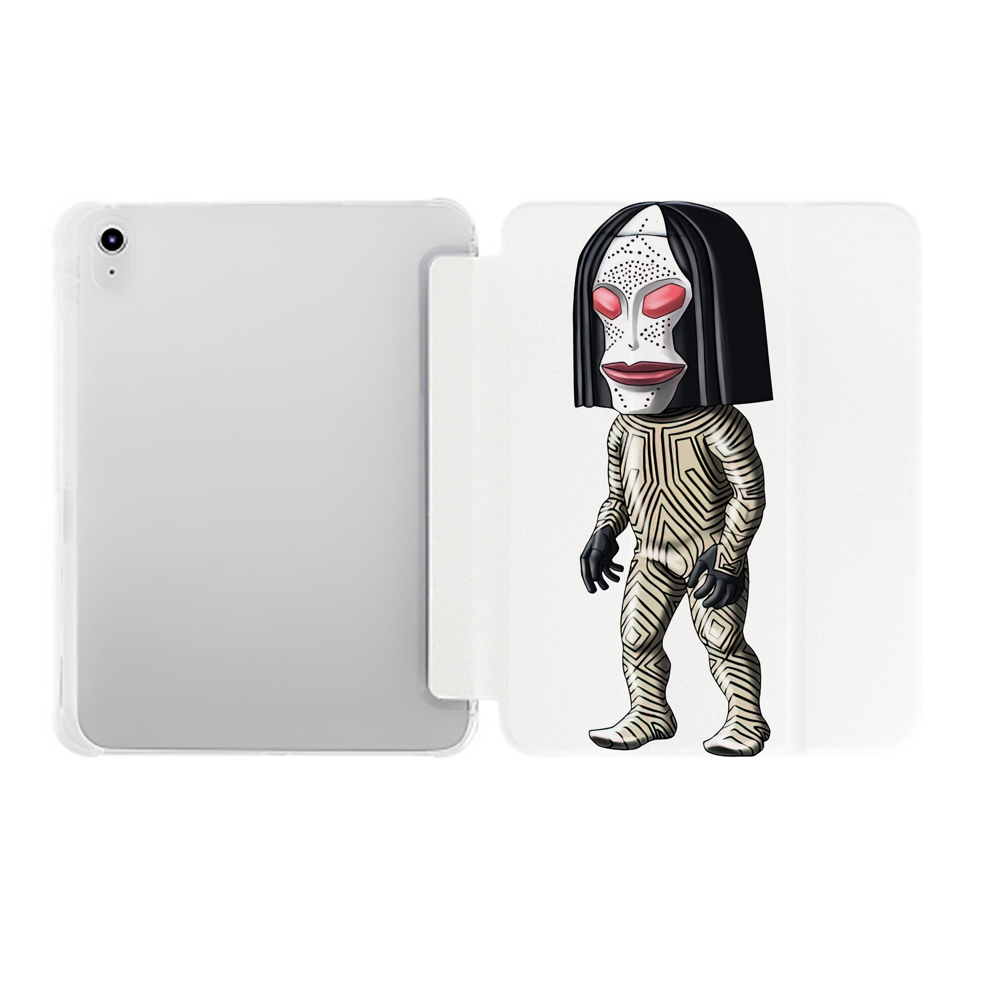 （画像用） ウルトラマン Ultraman IPad ケース ペン収納付き 三つ折りスタンド PUレザー×シリコン 対応機種9.5/10.5/10.9インチ